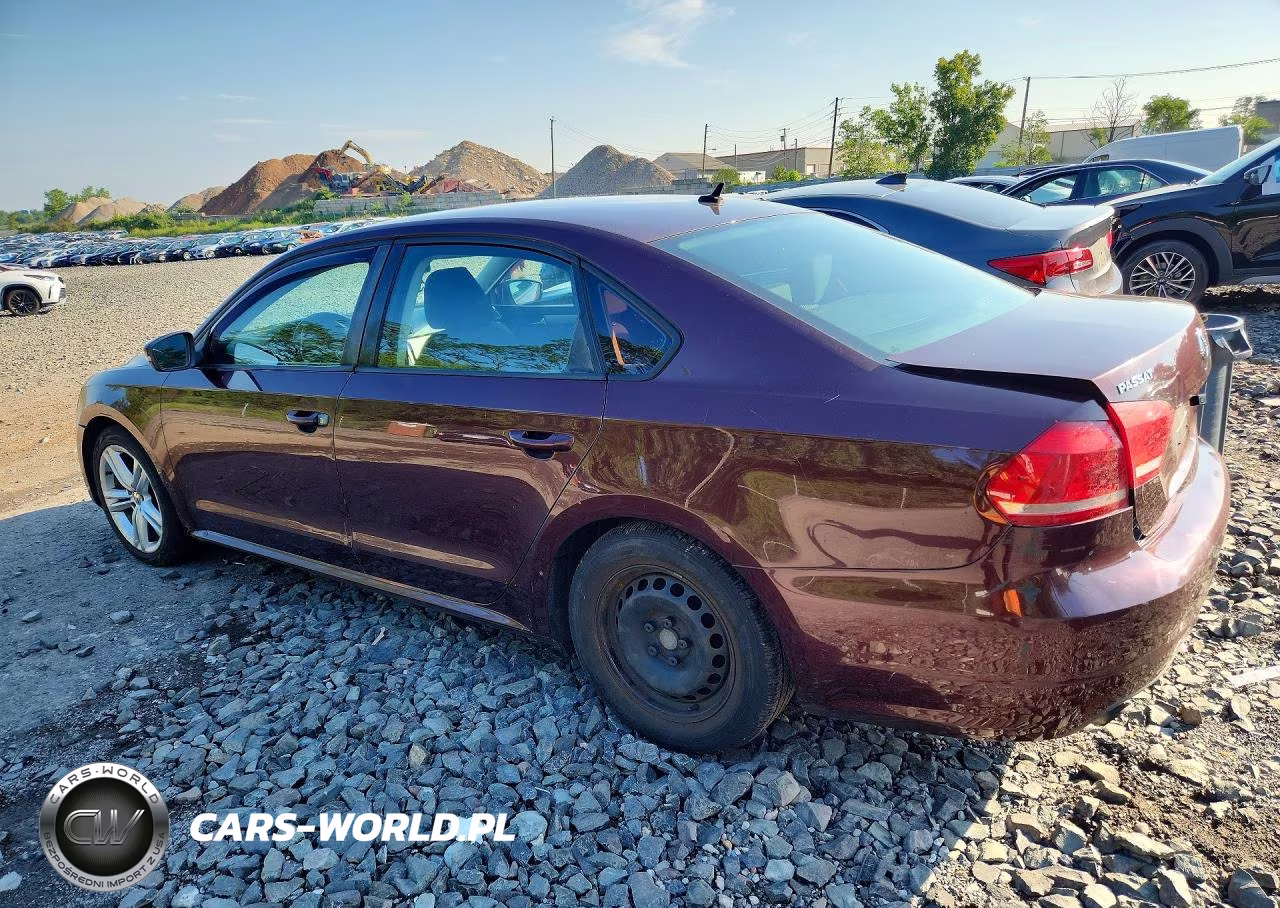 2013 Volkswagen Passat S VIN:1VWAP7A38DC043133 - 2