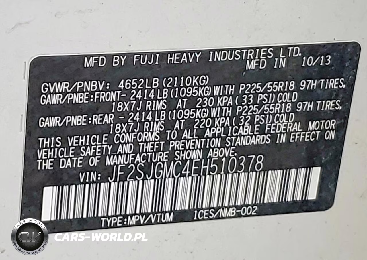 2014 Subaru Forester 2.0Xt Touring VIN:JF2SJGMC4EH510378 - 13