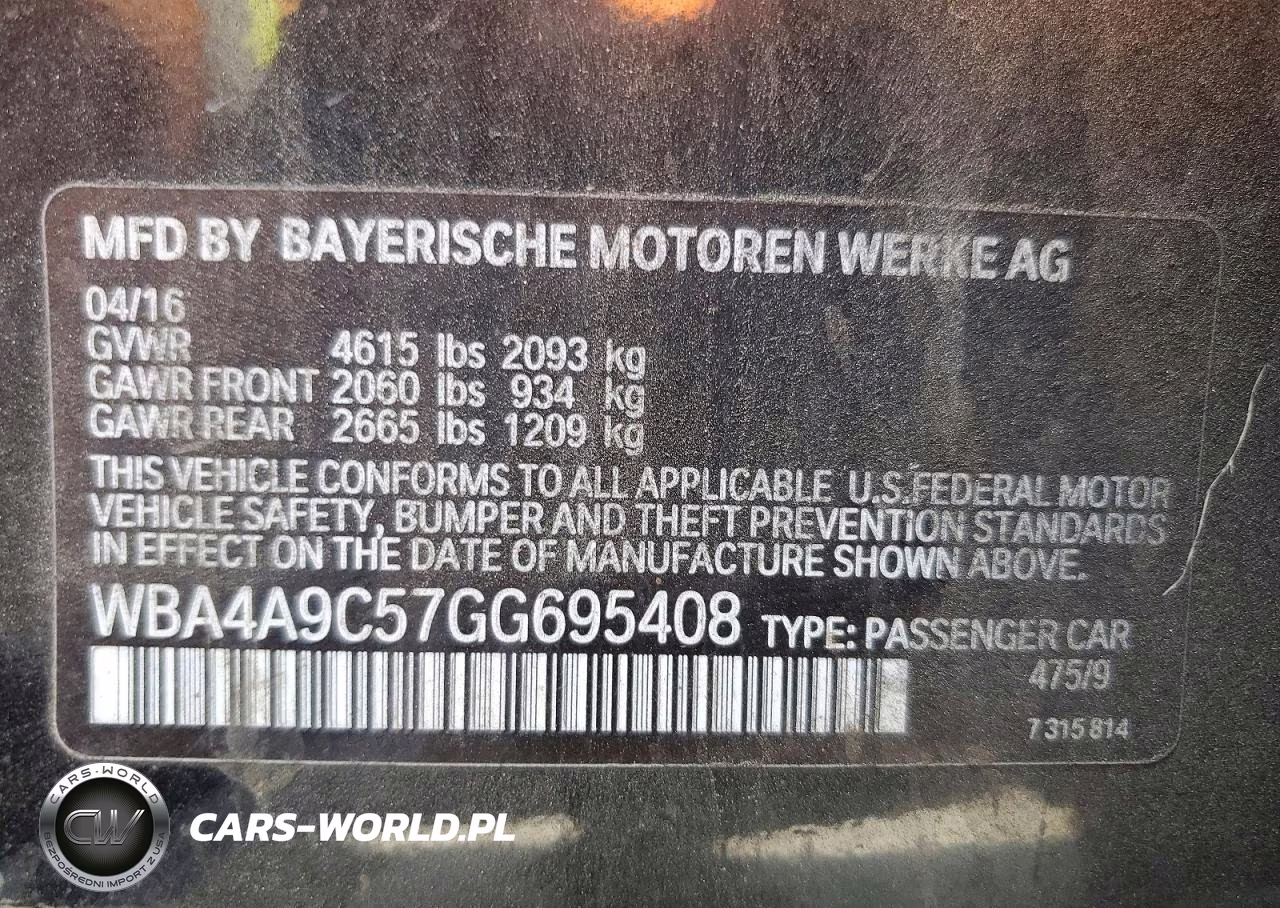 2016 BMW 428 I Gran Coupe Sulev VIN:WBA4A9C57GG695408 - 12