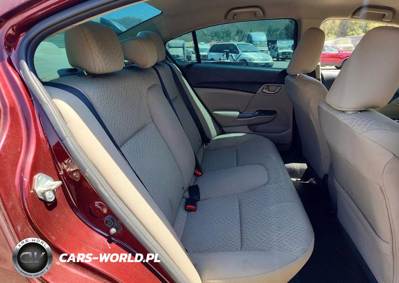 2015 Honda Civic Lx VIN:19XFB2F52FE230223 - 10