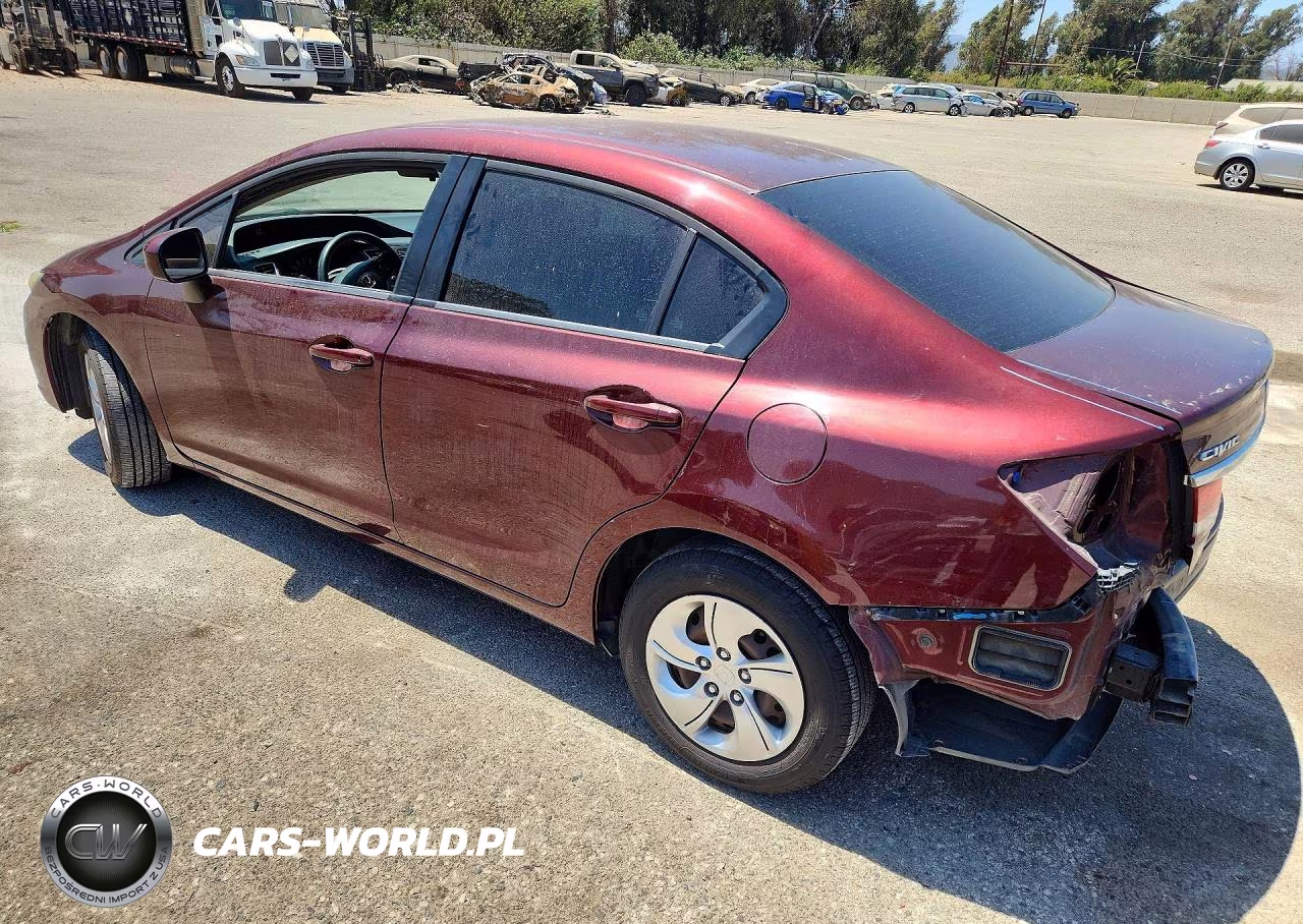 2015 Honda Civic Lx VIN:19XFB2F52FE230223 - 2