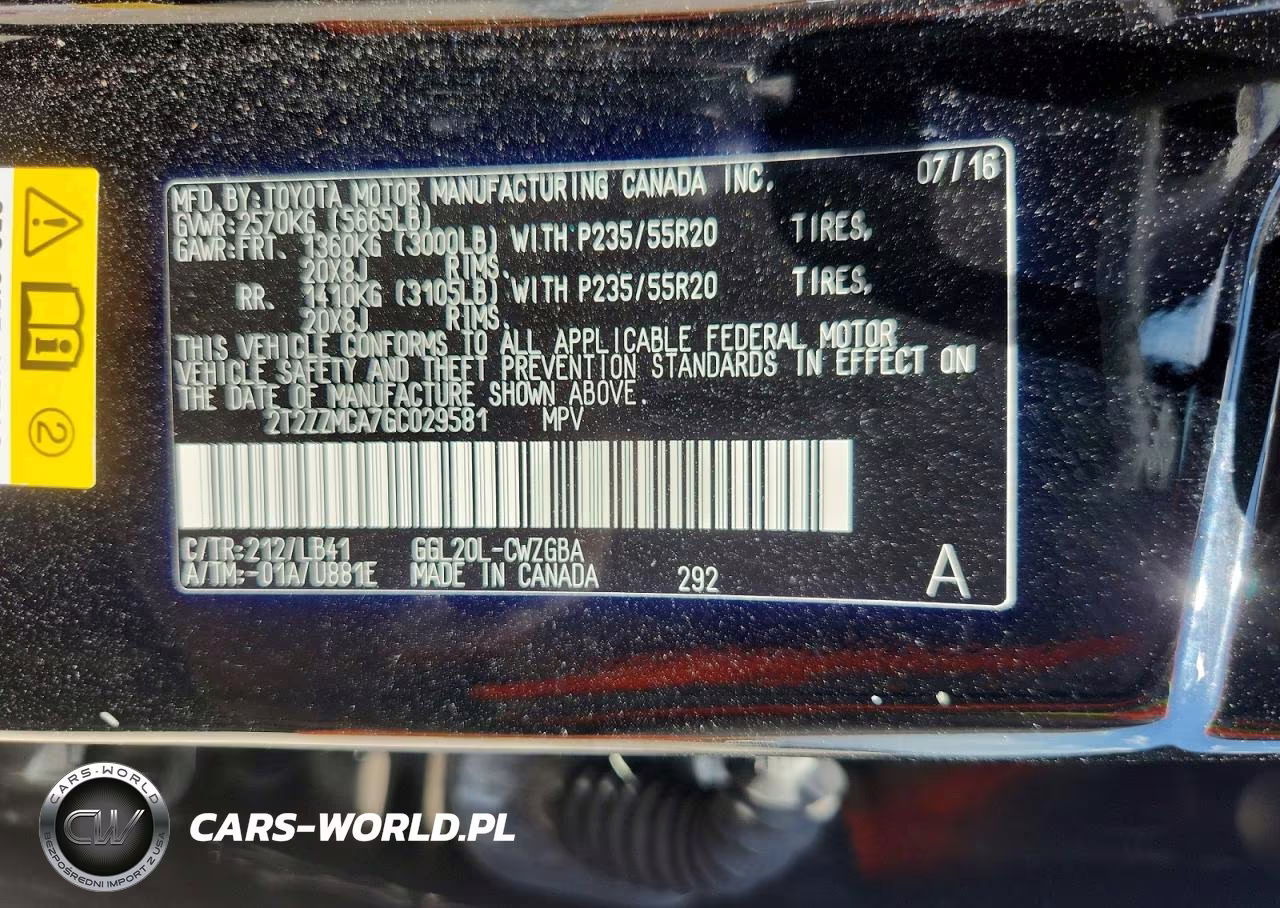 2016 Lexus Rx 350 VIN:2T2ZZMCA7GC029581 - 13