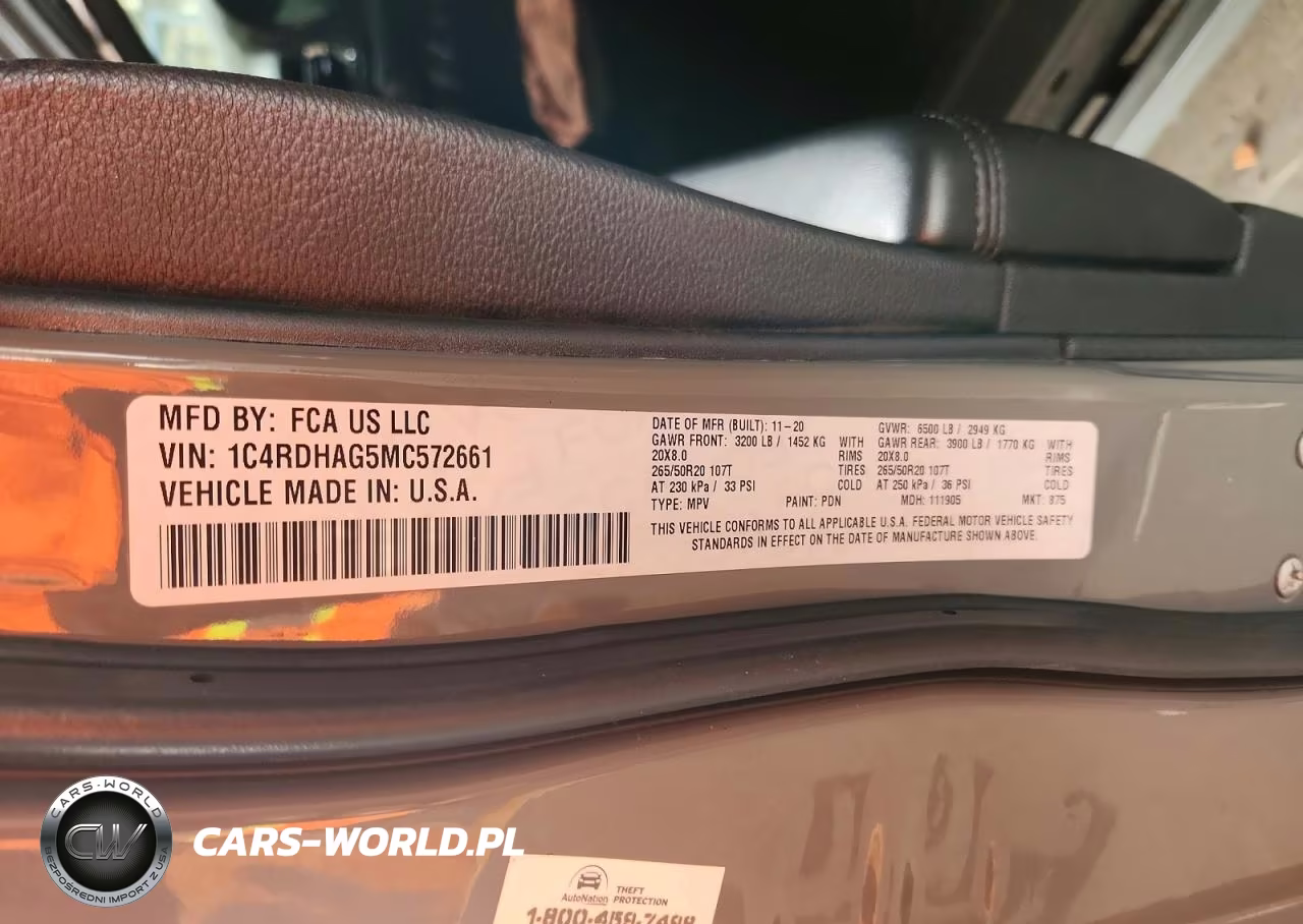 2021 Dodge Durango Sxt VIN:1C4RDHAG5MC572661 - 13