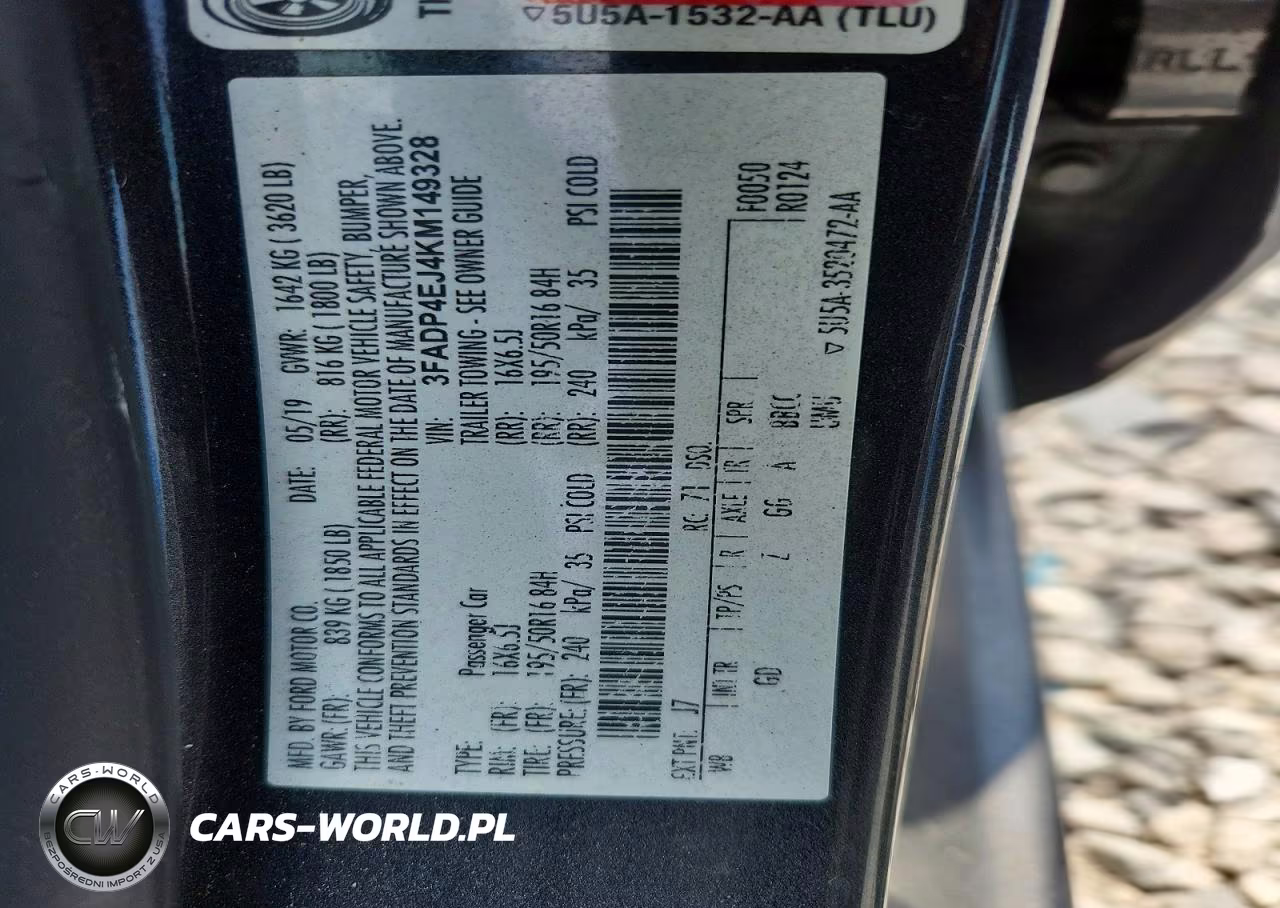 2019 Ford Fiesta Se VIN:3FADP4EJ4KM149328 - 13