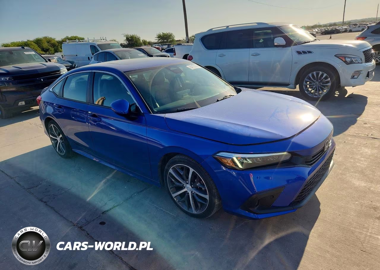 2022 Honda Civic Touring VIN:2HGFE1F91NH302506 - 4