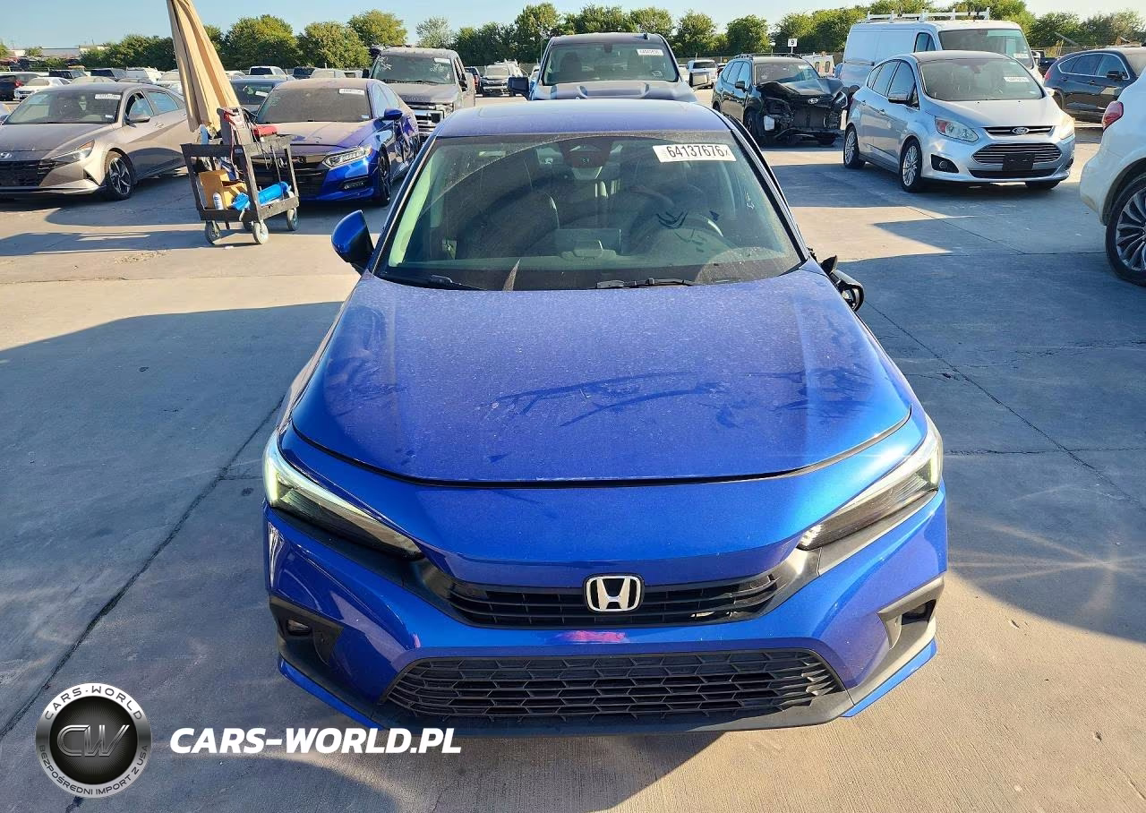 2022 Honda Civic Touring VIN:2HGFE1F91NH302506 - 5