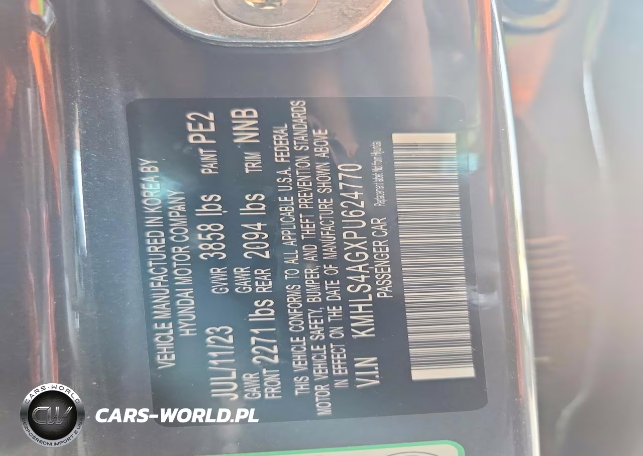 2023 Hyundai Elantra Sel VIN:KMHLS4AGXPU624770 - 13