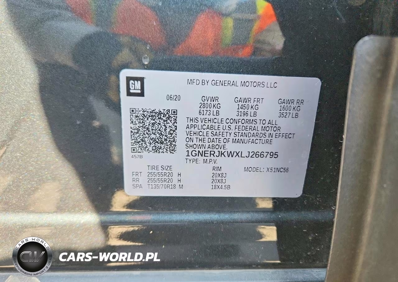 2020 Chevrolet Traverse Rs VIN:1GNERJKWXLJ266795 - 14