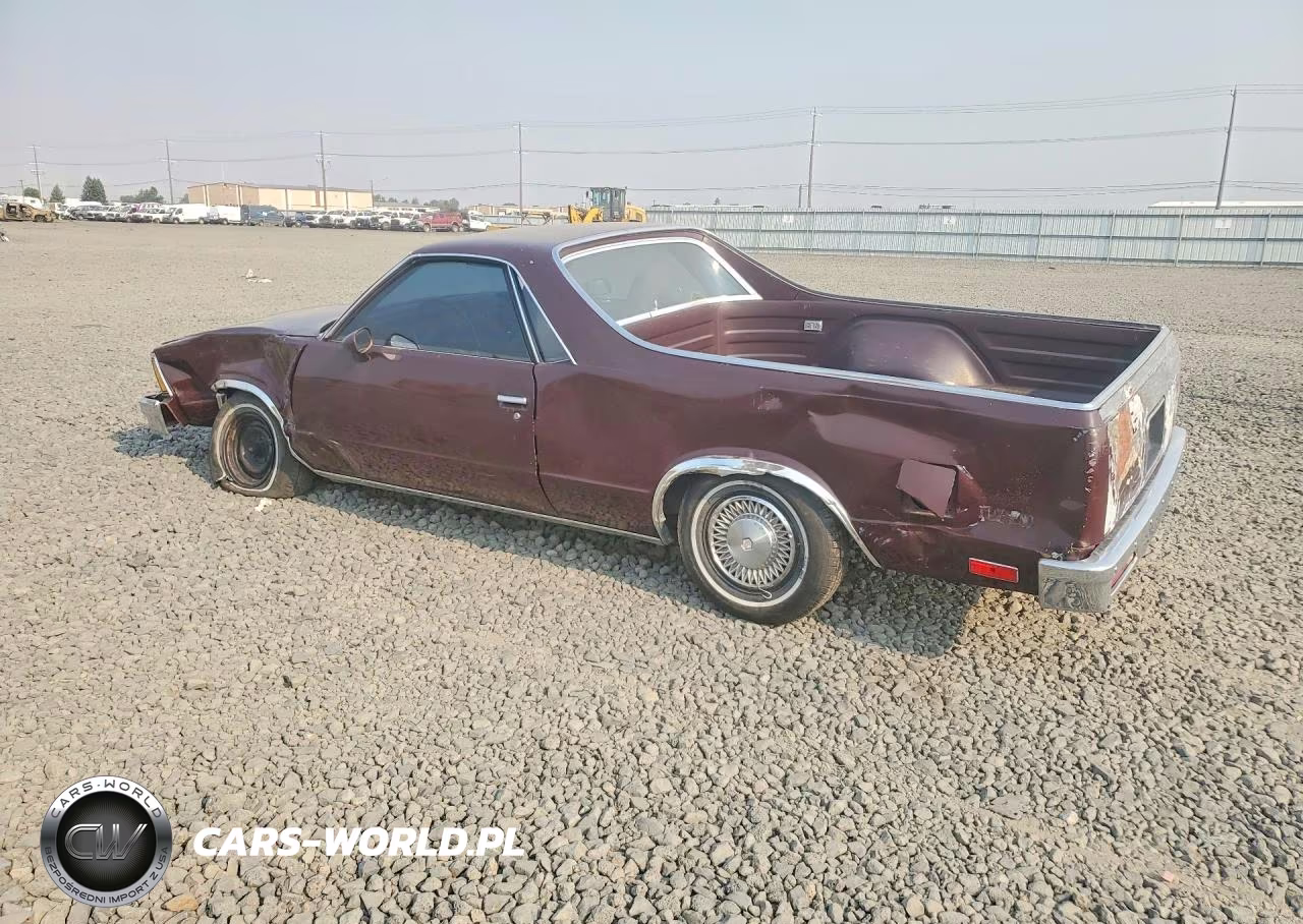 1980 Chevrolet El Camino VIN:1W80K7K16248 - 2