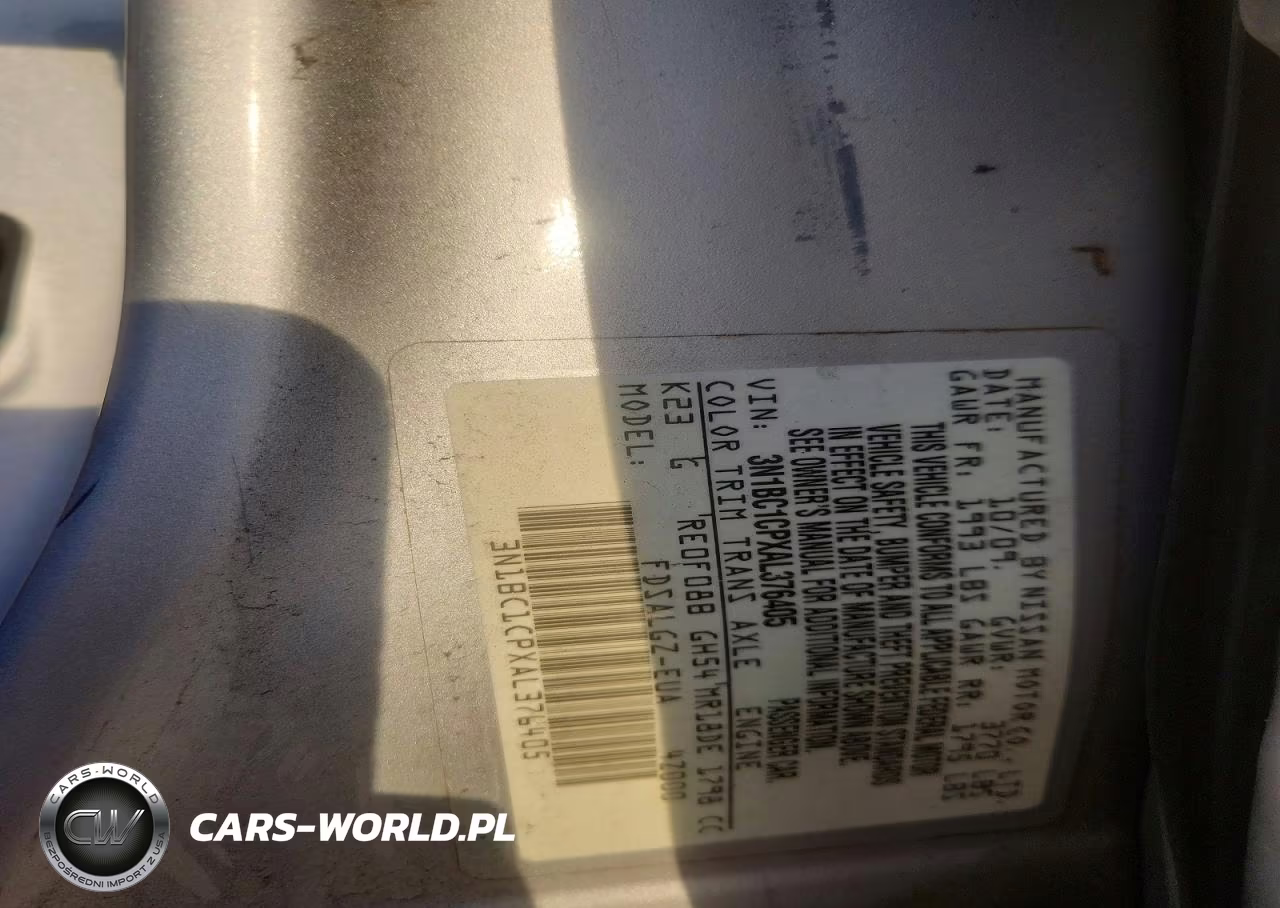 2010 Nissan Versa 1.8 S VIN:3N1BC1CPXAL376405 - 12