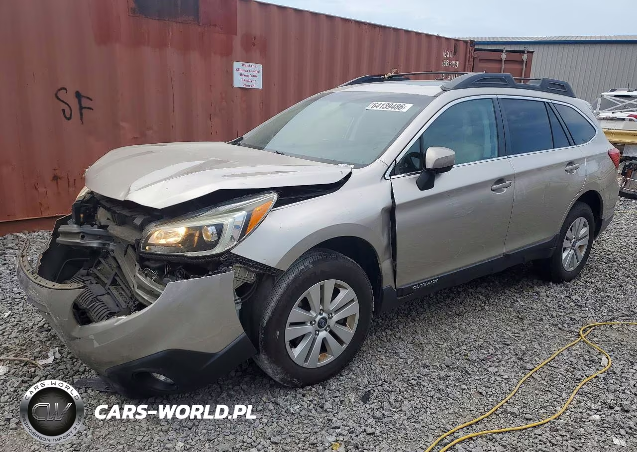 2015 Subaru Outback 2.5I Premium VIN:4S4BSBDC0F3350833 - 1