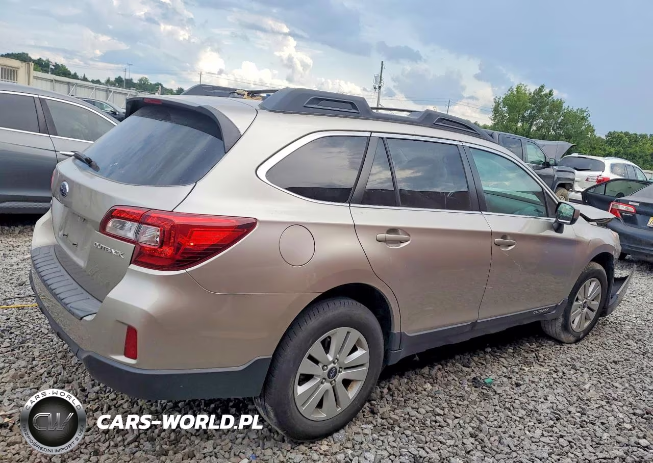 2015 Subaru Outback 2.5I Premium VIN:4S4BSBDC0F3350833 - 3