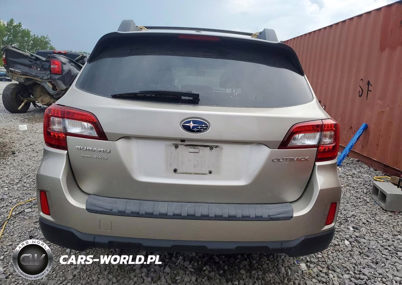 2015 Subaru Outback 2.5I Premium VIN:4S4BSBDC0F3350833 - 6