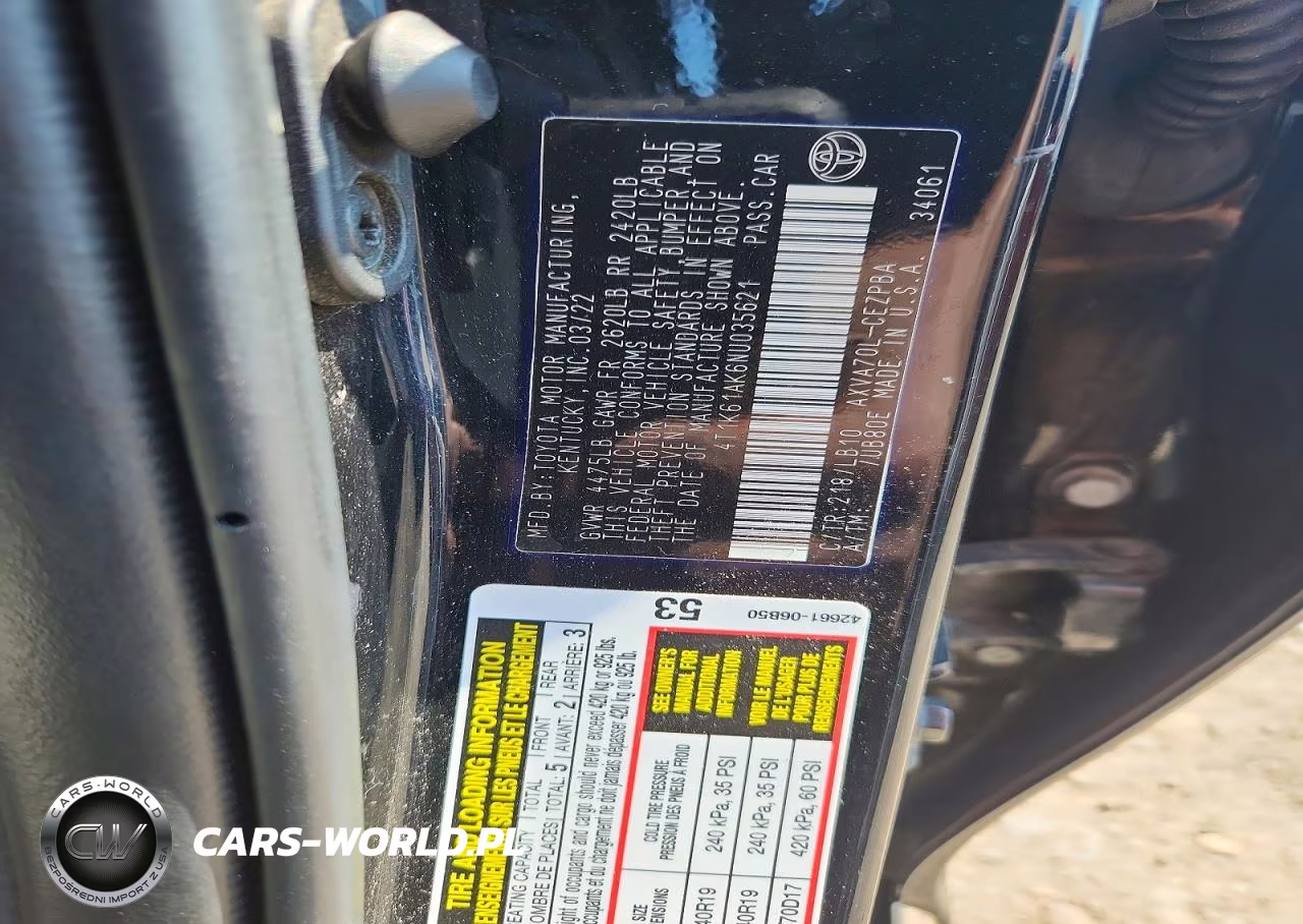 2022 Toyota Camry Xse VIN:4T1K61AK6NU035621 - 12
