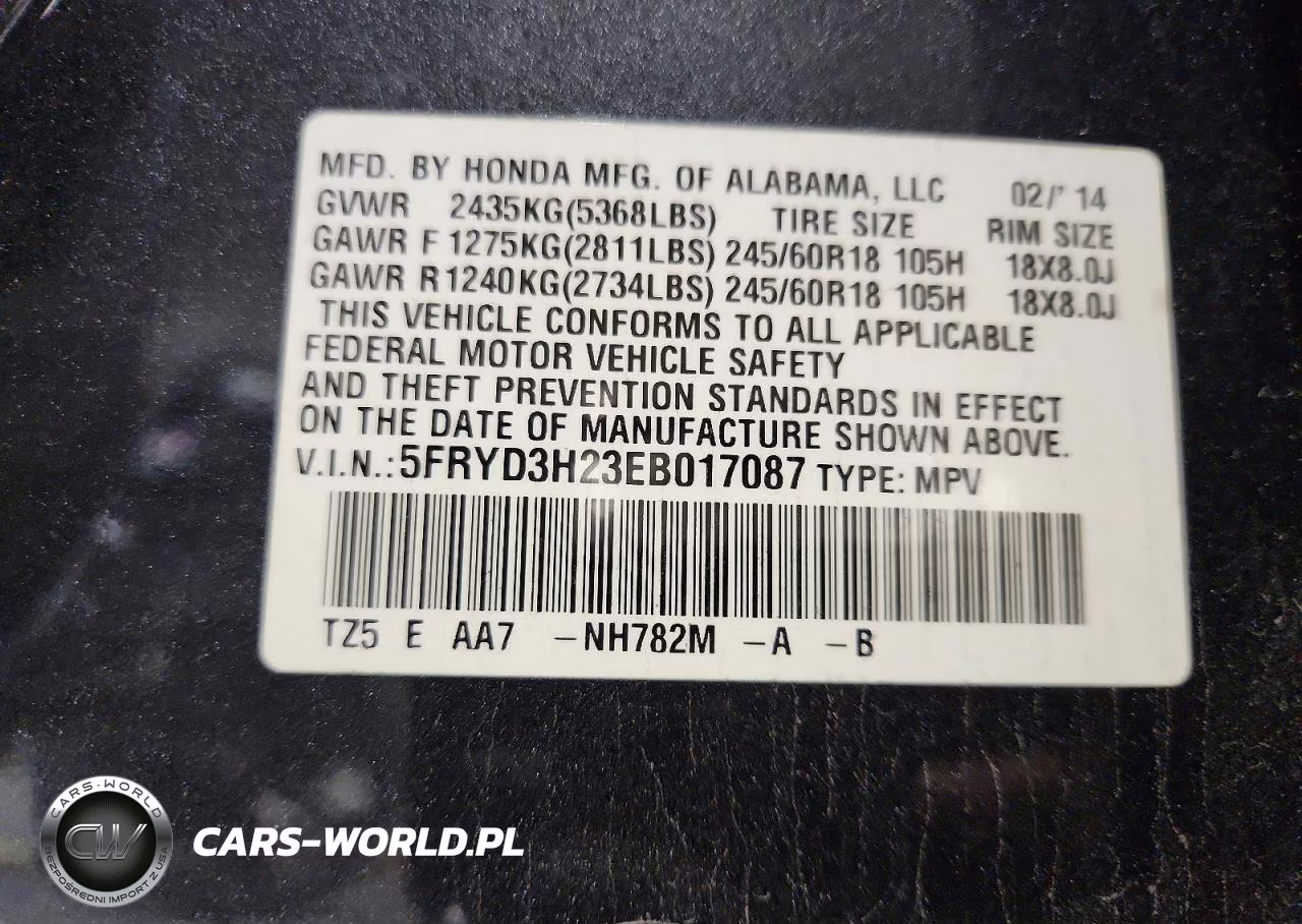 2014 Acura Mdx VIN:5FRYD3H23EB017087 - 13
