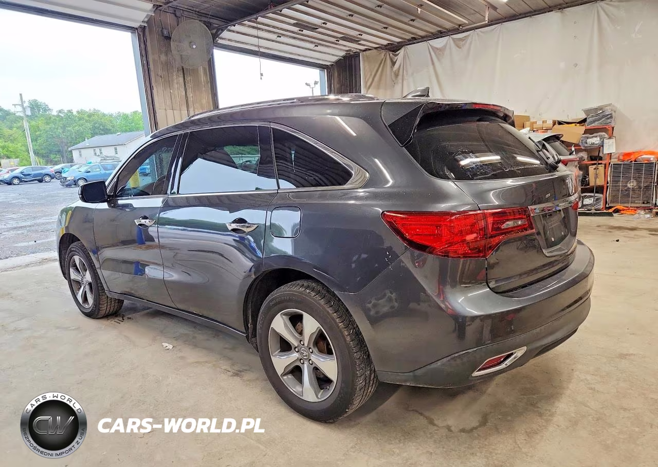 2014 Acura Mdx VIN:5FRYD3H23EB017087 - 2