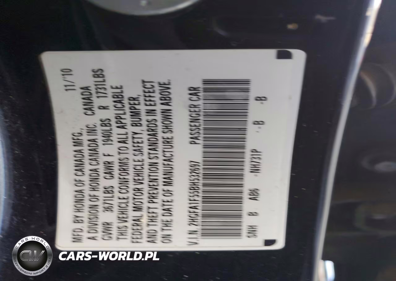 2011 Honda Civic Lx VIN:2HGFA1F55BH532697 - 12