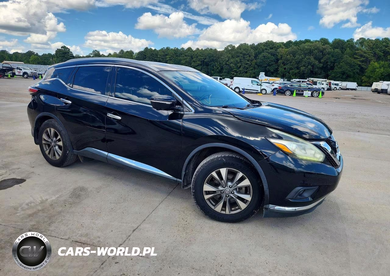 2015 Nissan Murano Sl VIN:5N1AZ2MGXFN240936 - 4