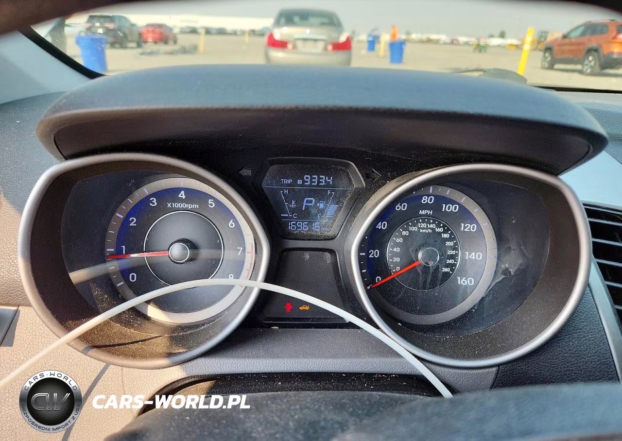 2014 Hyundai Elantra Se VIN:KMHDH4AE4EU180011 - 9
