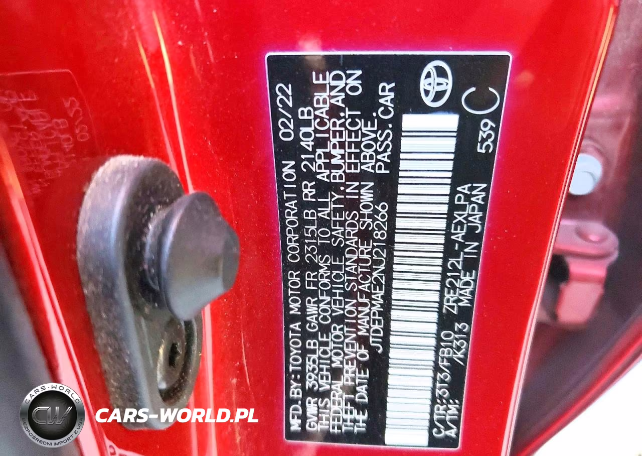 2022 Toyota Corolla Le VIN:JTDEPMAE2NJ218266 - 12