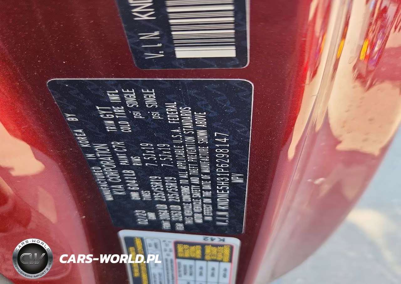 2023 Kia Carnival Sx Prestige VIN:KNDNE5H31P6298147 - 13