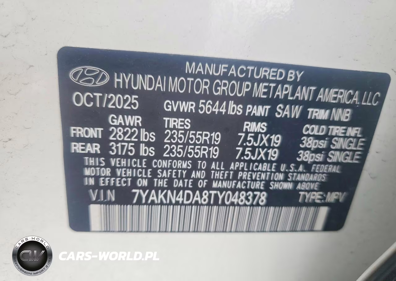 2026 Hyundai Ioniq 5 Sel VIN:7YAKN4DA8TY048378 - 13