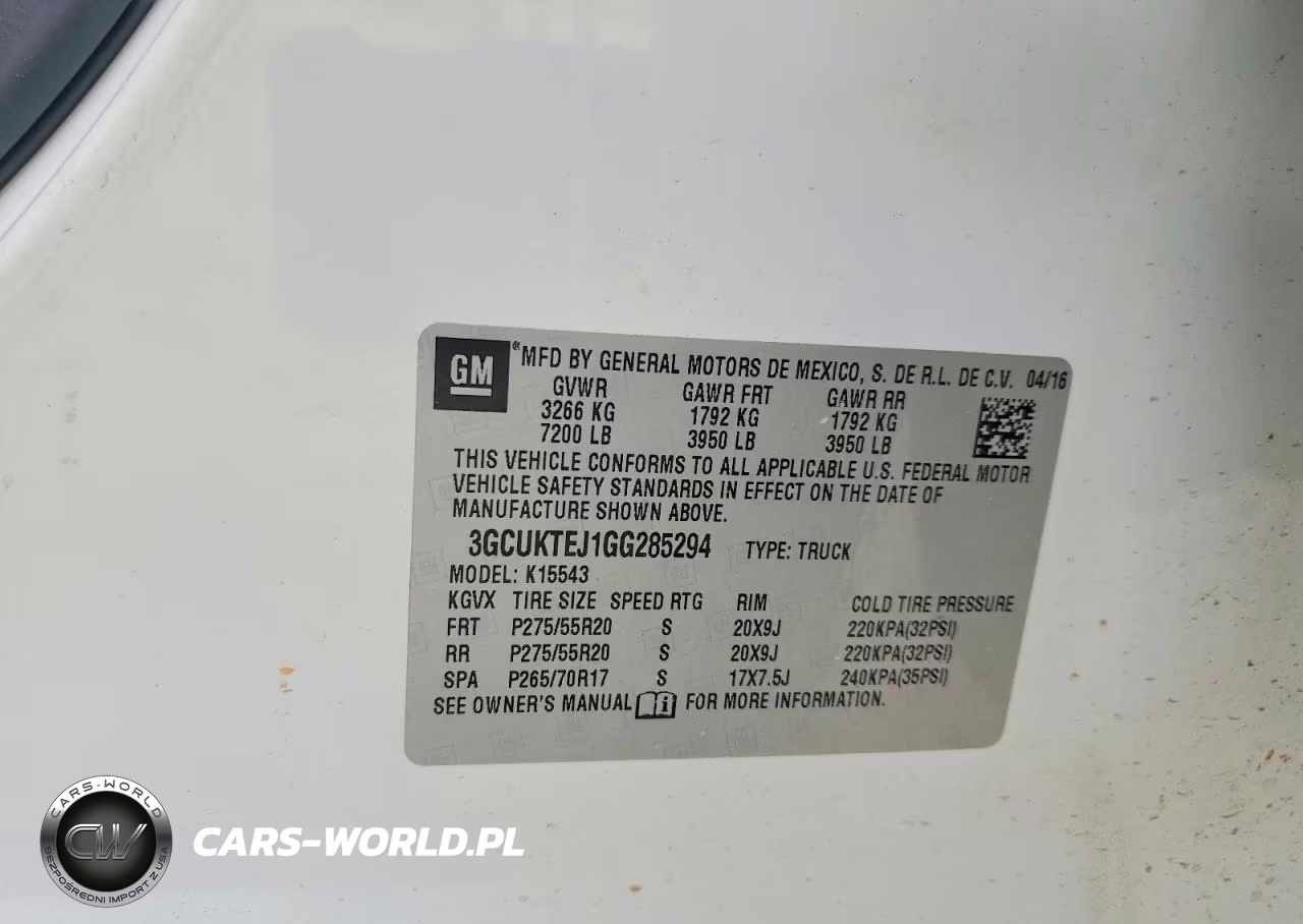 2016 Chevrolet Silverado K1500 High Country VIN:3GCUKTEJ1GG285294 - 13