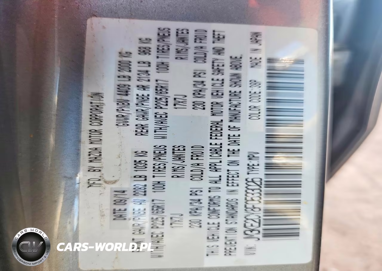 2015 Mazda Cx-5 Touring VIN:JM3KE2CY8F0533026 - 13