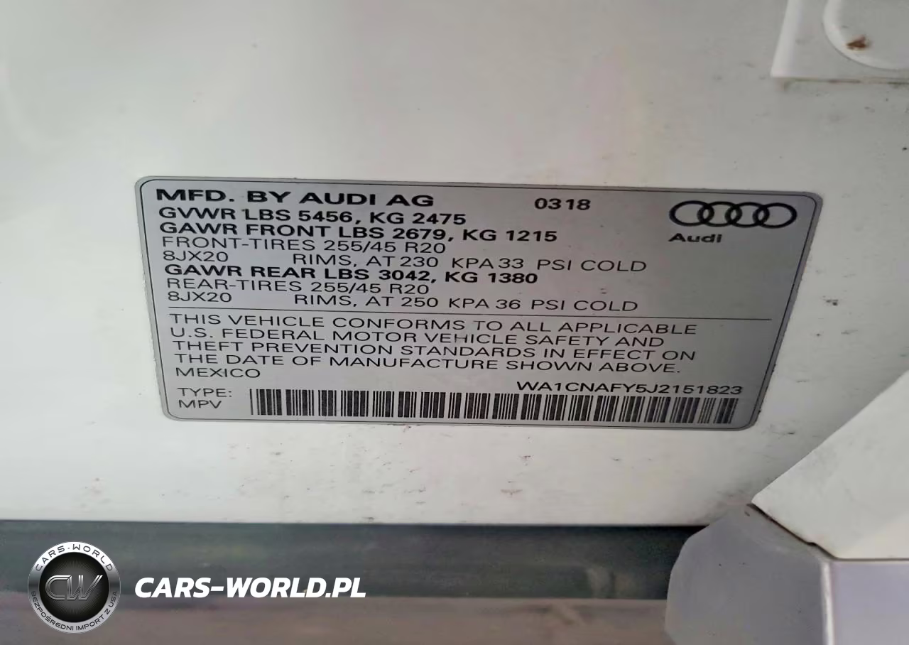 2018 Audi Q5 Prestige VIN:WA1CNAFY5J2151823 - 12