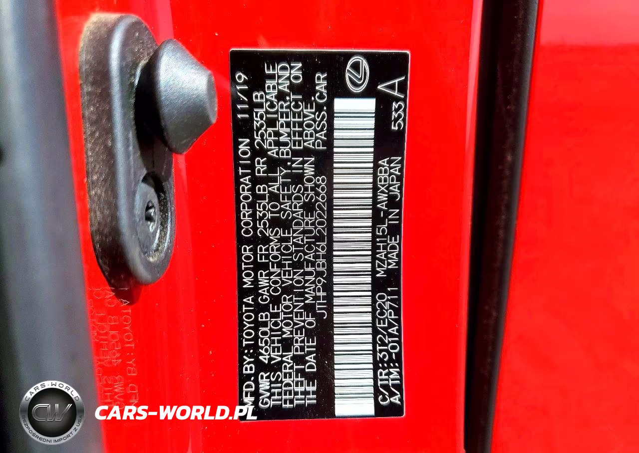 2020 Lexus Ux 250H VIN:JTHP9JBH6L2022668 - 12