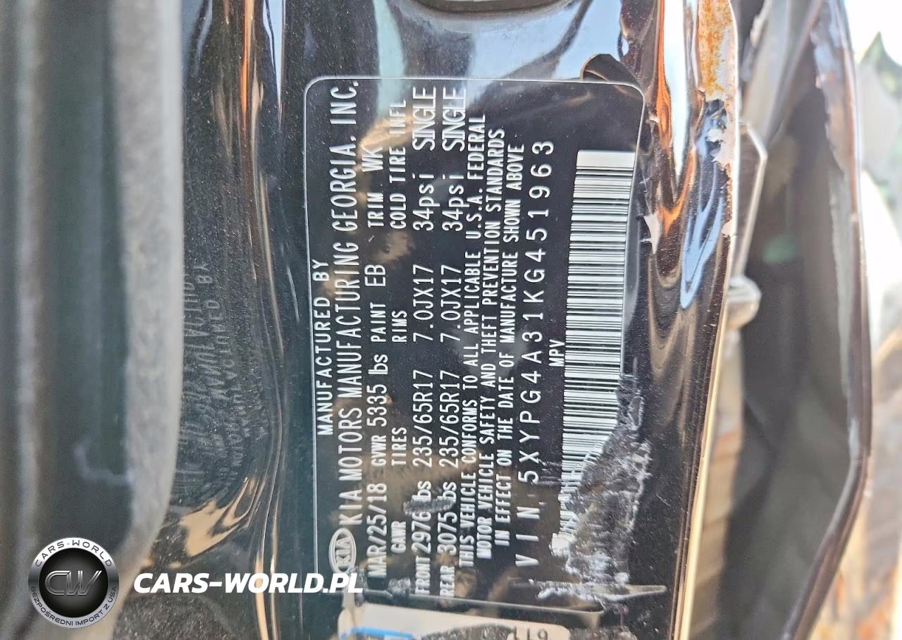 2019 Kia Sorento Lx VIN:5XYPG4A31KG451963 - 13