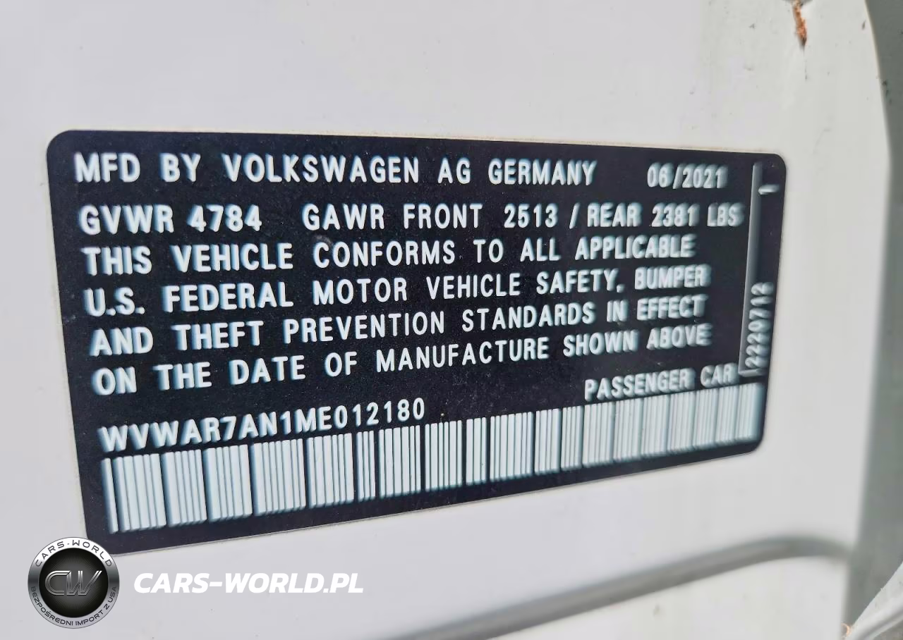 2021 Volkswagen Arteon Se VIN:WVWAR7AN1ME012180 - 13