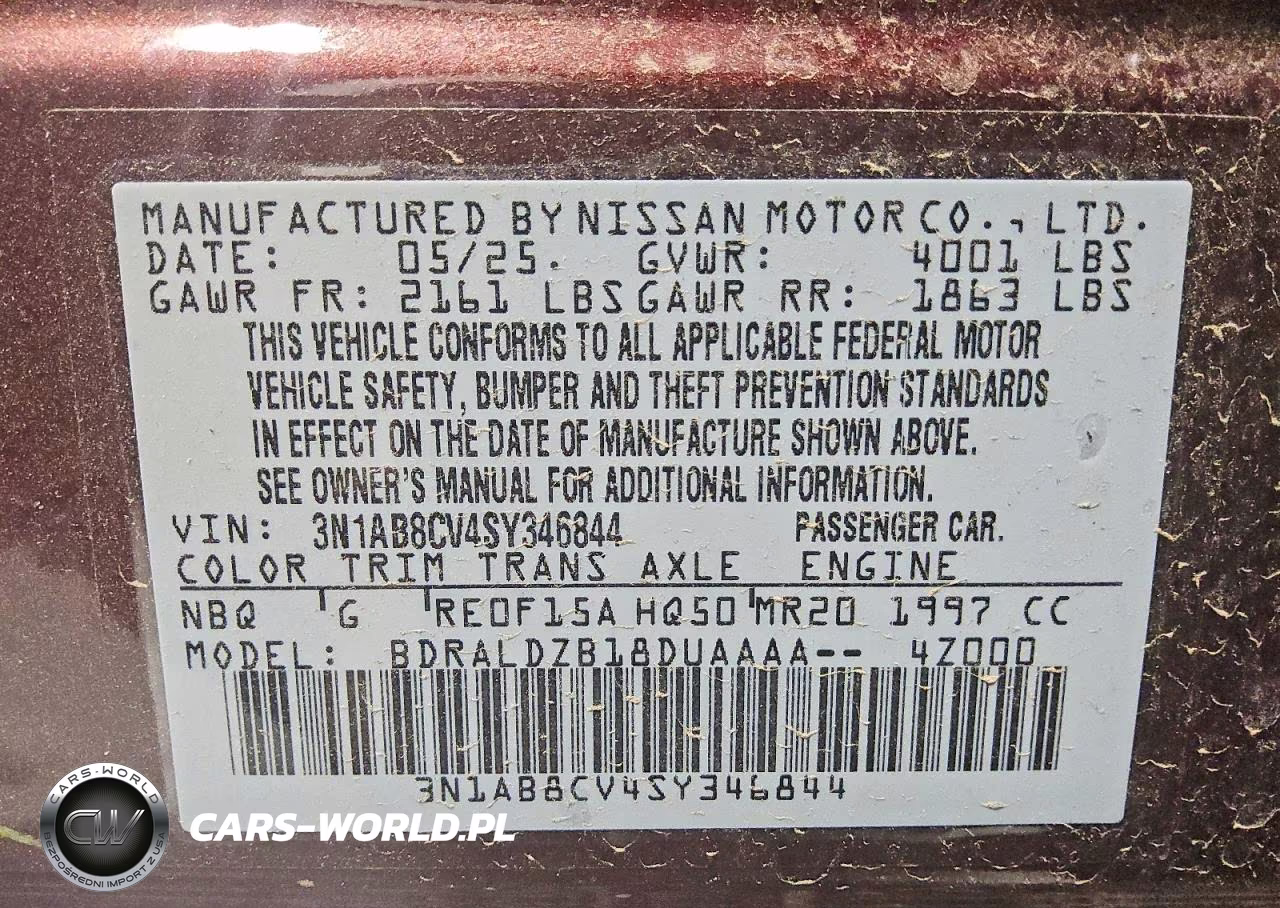 2025 Nissan Sentra Sv VIN:3N1AB8CV4SY346844 - 13