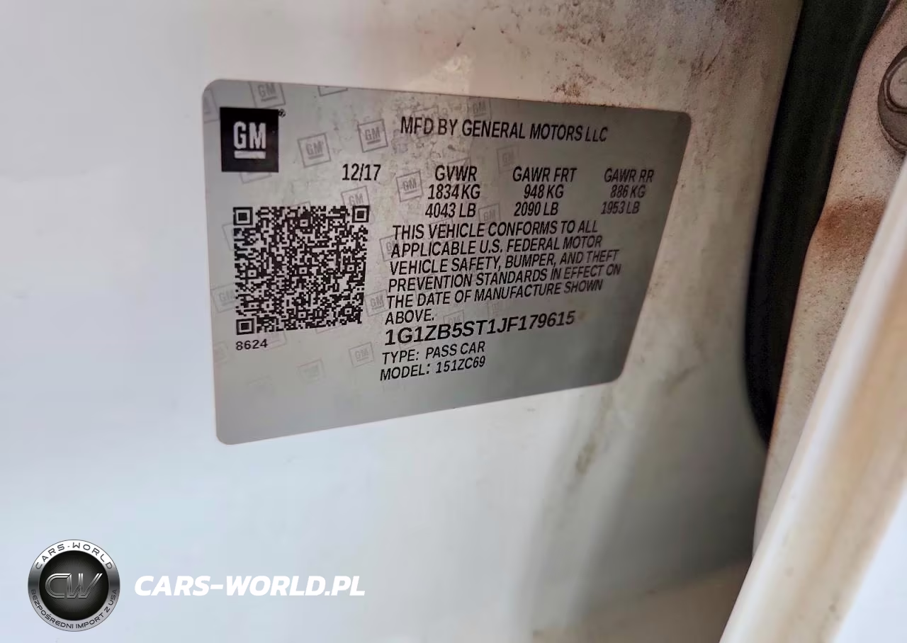 2018 Chevrolet Malibu Ls VIN:1G1ZB5ST1JF179615 - 12
