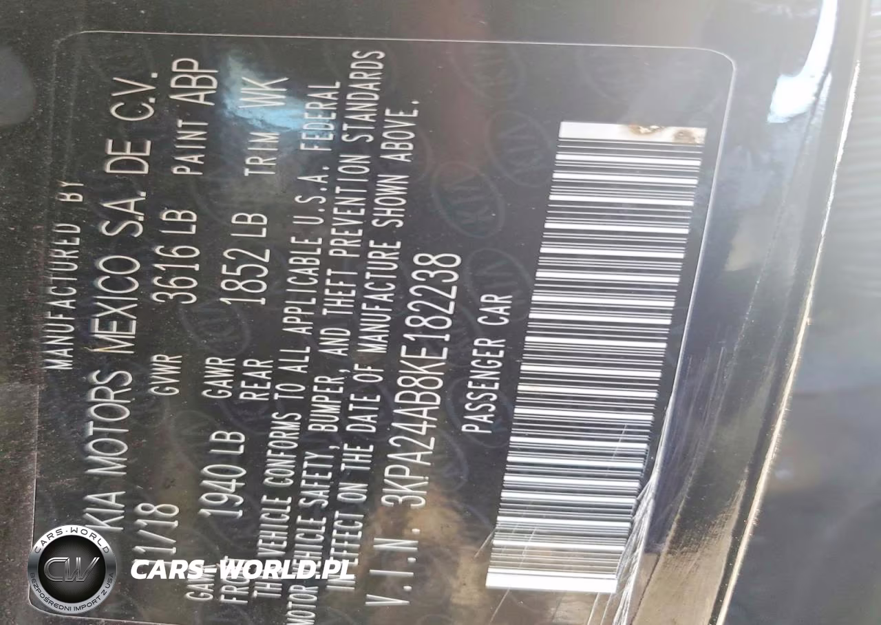 2019 Kia Rio S VIN:3KPA24AB8KE182238 - 12