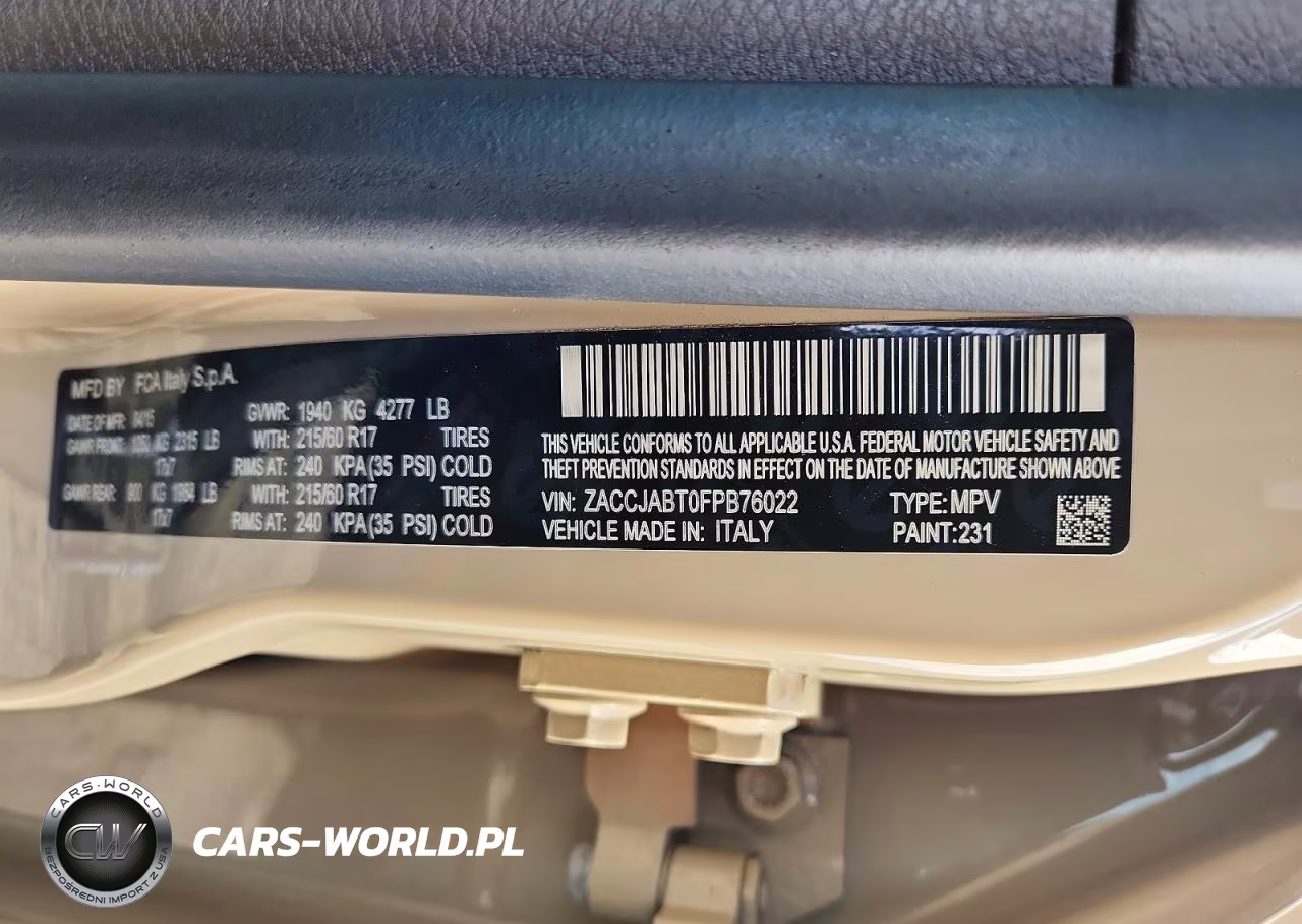 2015 Jeep Renegade Latitude VIN:ZACCJABT0FPB76022 - 14