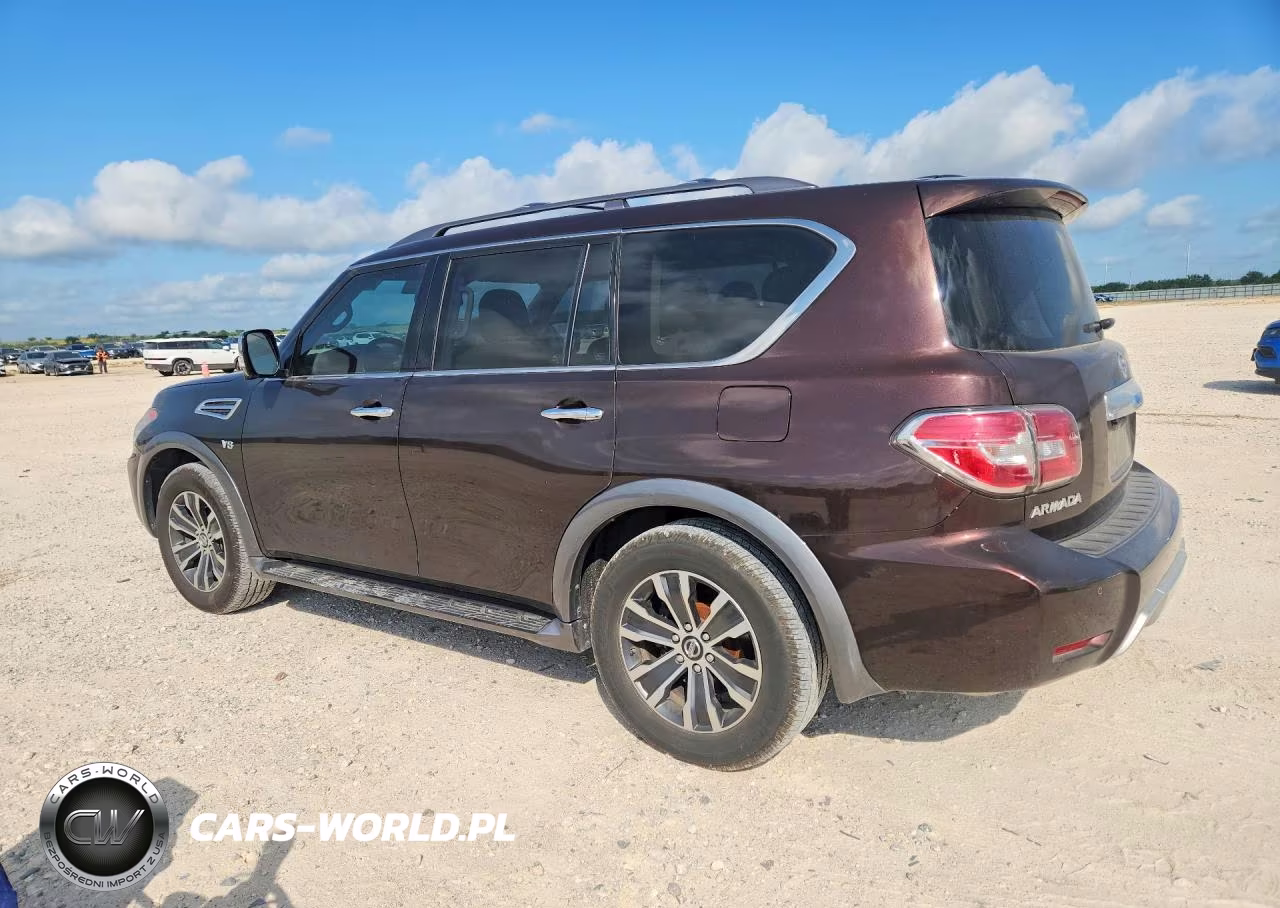 2018 Nissan Armada Sl VIN:JN8AY2ND5JX002666 - 2