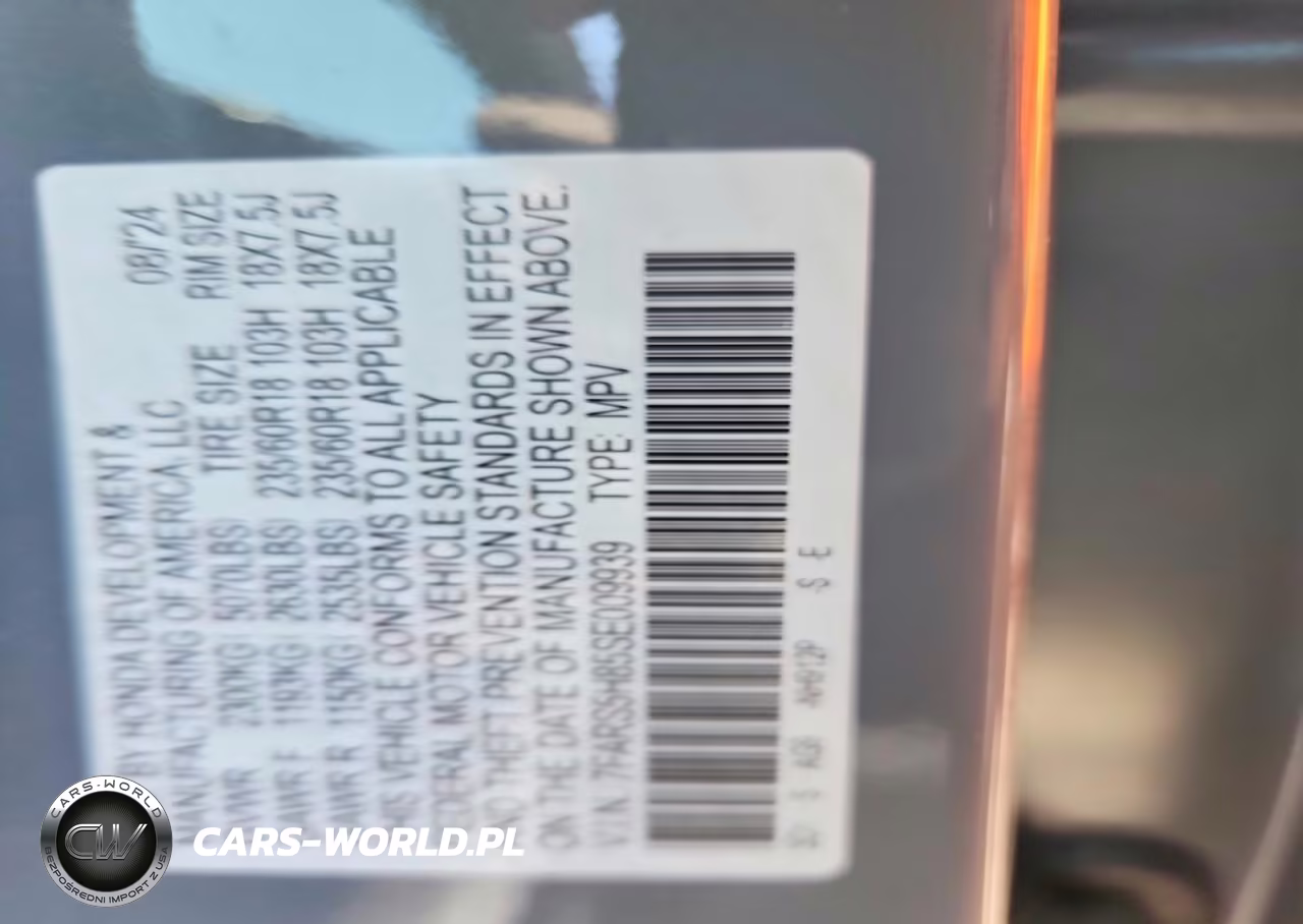 2025 Honda Cr-V Sport-L VIN:7FARS5H85SE009939 - 13