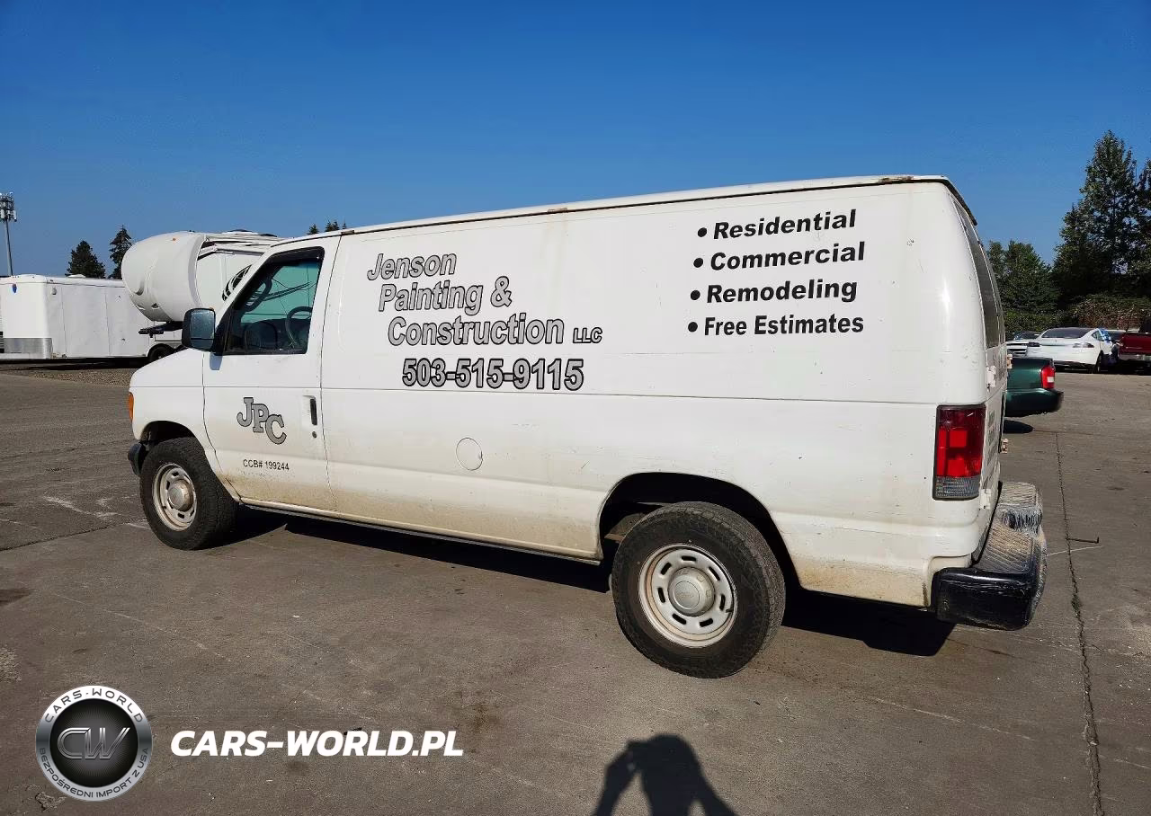 2005 Ford E150 Delivery Van VIN:1FTRE14W45HA58926 - 2
