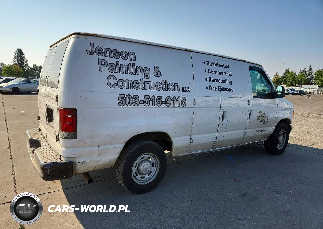 2005 Ford E150 Delivery Van VIN:1FTRE14W45HA58926 - 3