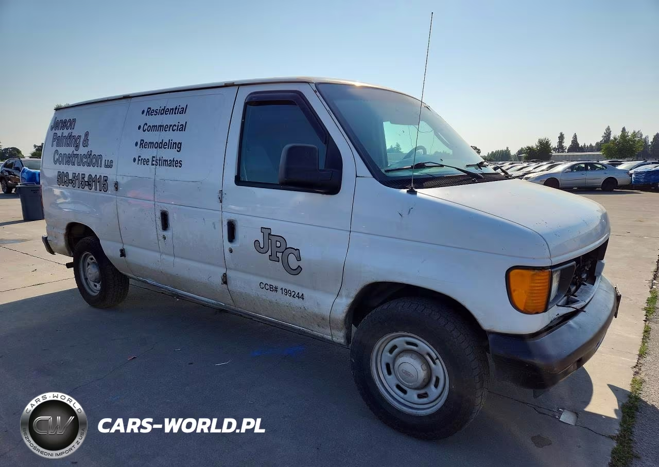 2005 Ford E150 Delivery Van VIN:1FTRE14W45HA58926 - 4