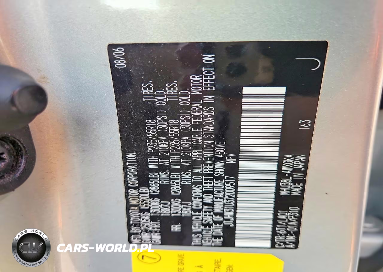 2007 Lexus Rx 400H VIN:JTJHW31U372009517 - 12