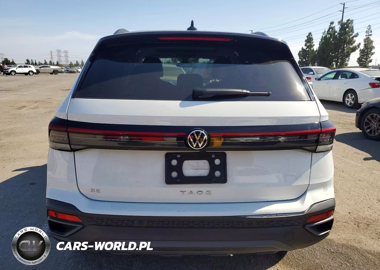 2025 Volkswagen Taos Se Black VIN:3VV3C7B20SM037093 - 6