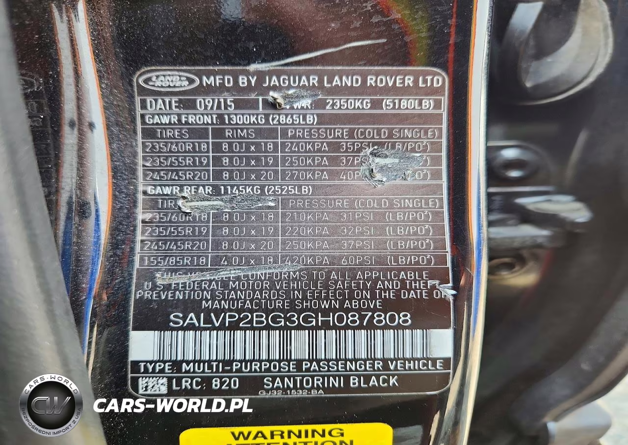 2016 Land Rover Range Rover Evoque Se VIN:SALVP2BG3GH087808 - 14