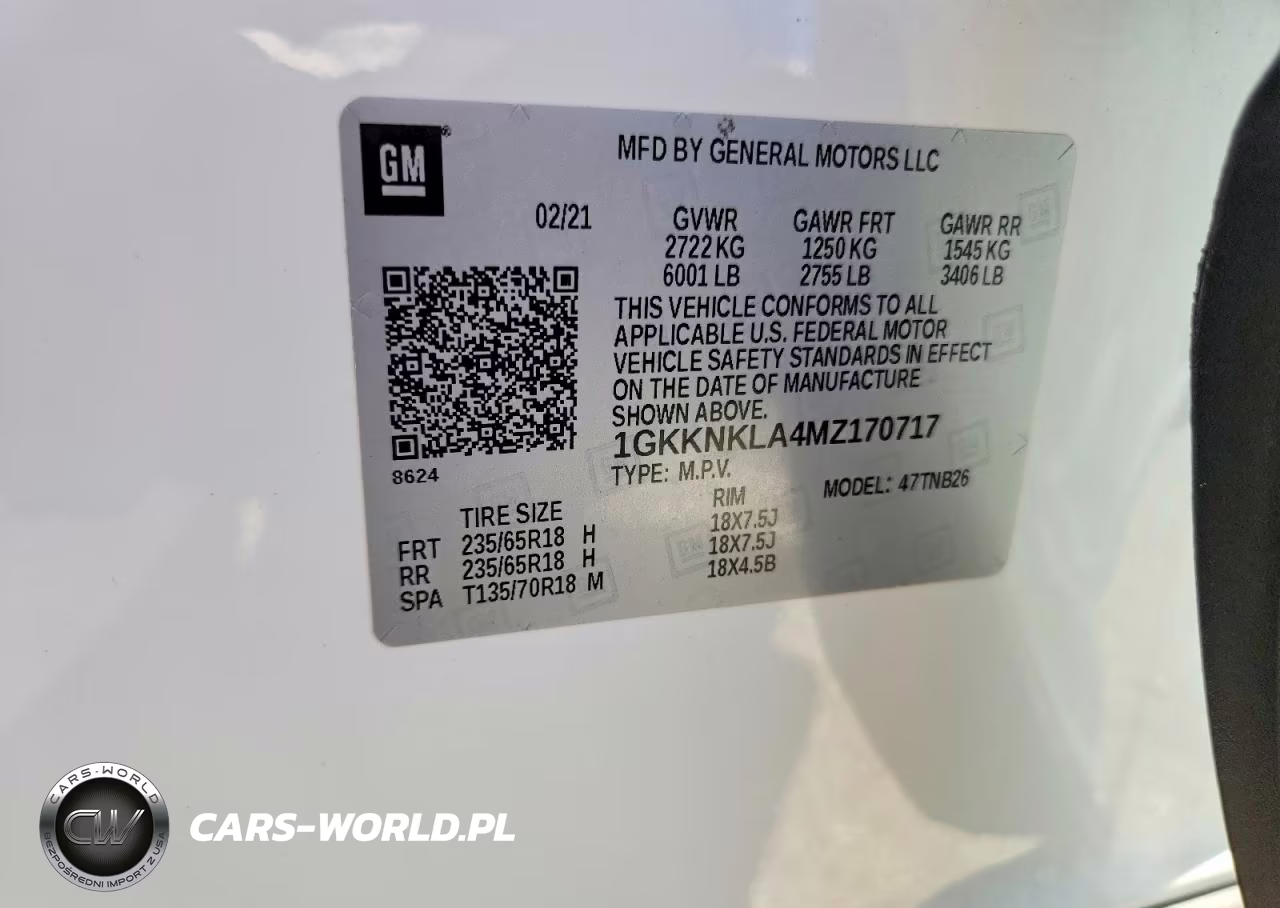 2021 GMC Acadia Sle VIN:1GKKNKLA4MZ170717 - 13