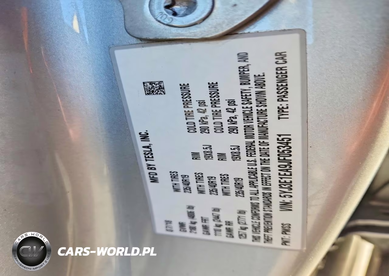 2018 Tesla Model 3 VIN:5YJ3E1EA9JF053451 - 12