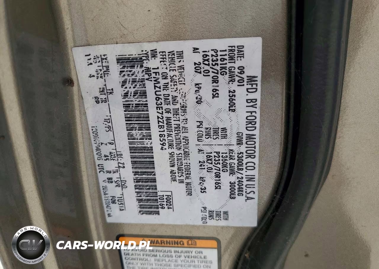 2002 Ford Explorer Xlt VIN:1FMZU63E72ZB18594 - 13