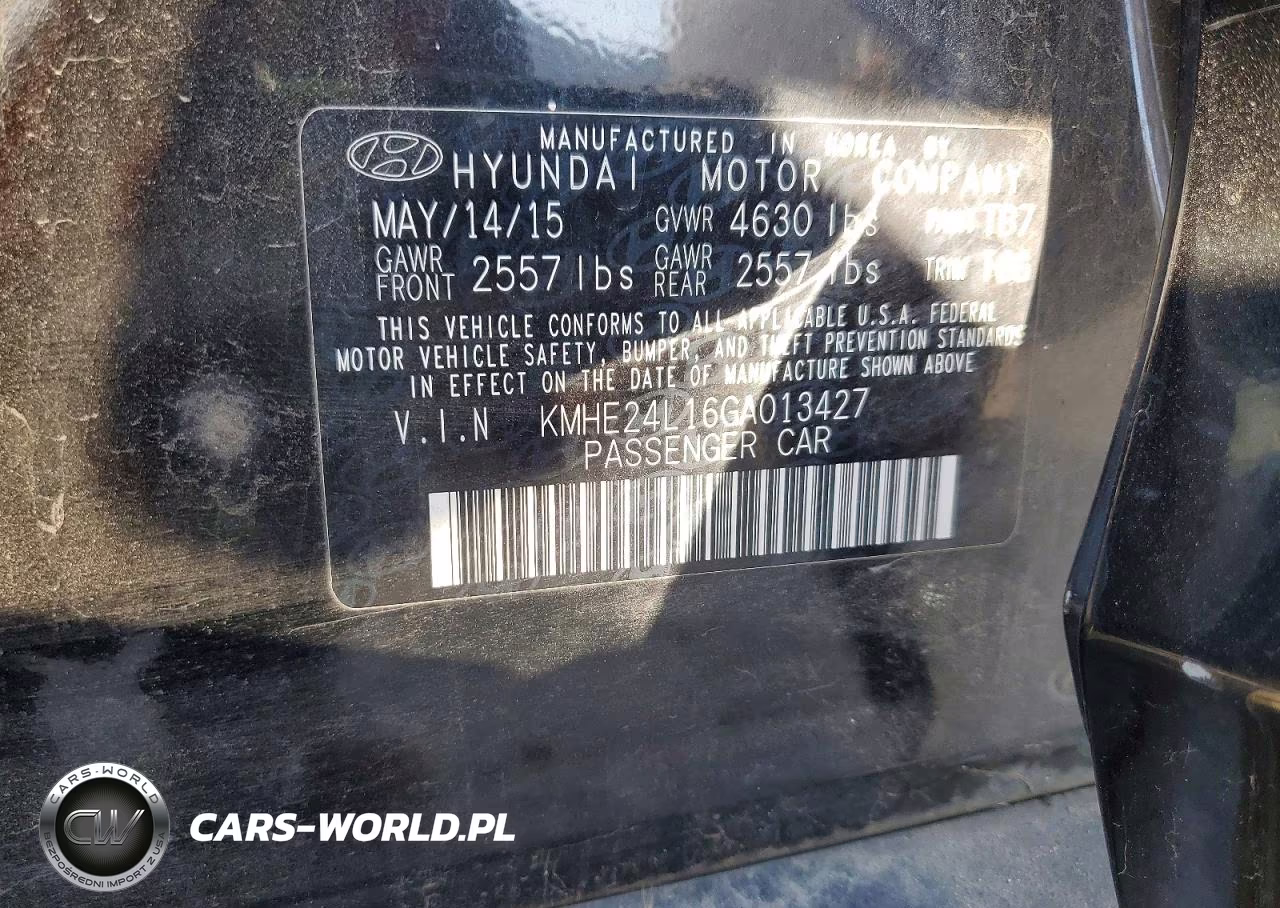 2016 Hyundai Sonata Hybrid Se VIN:KMHE24L16GA013427 - 12