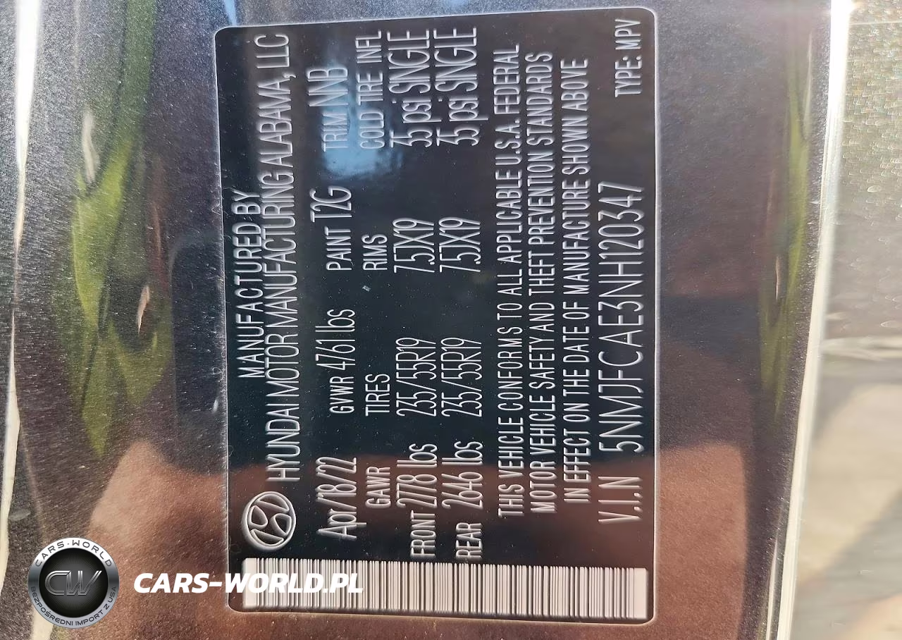 2022 Hyundai Tucson Sel VIN:5NMJFCAE3NH120347 - 12