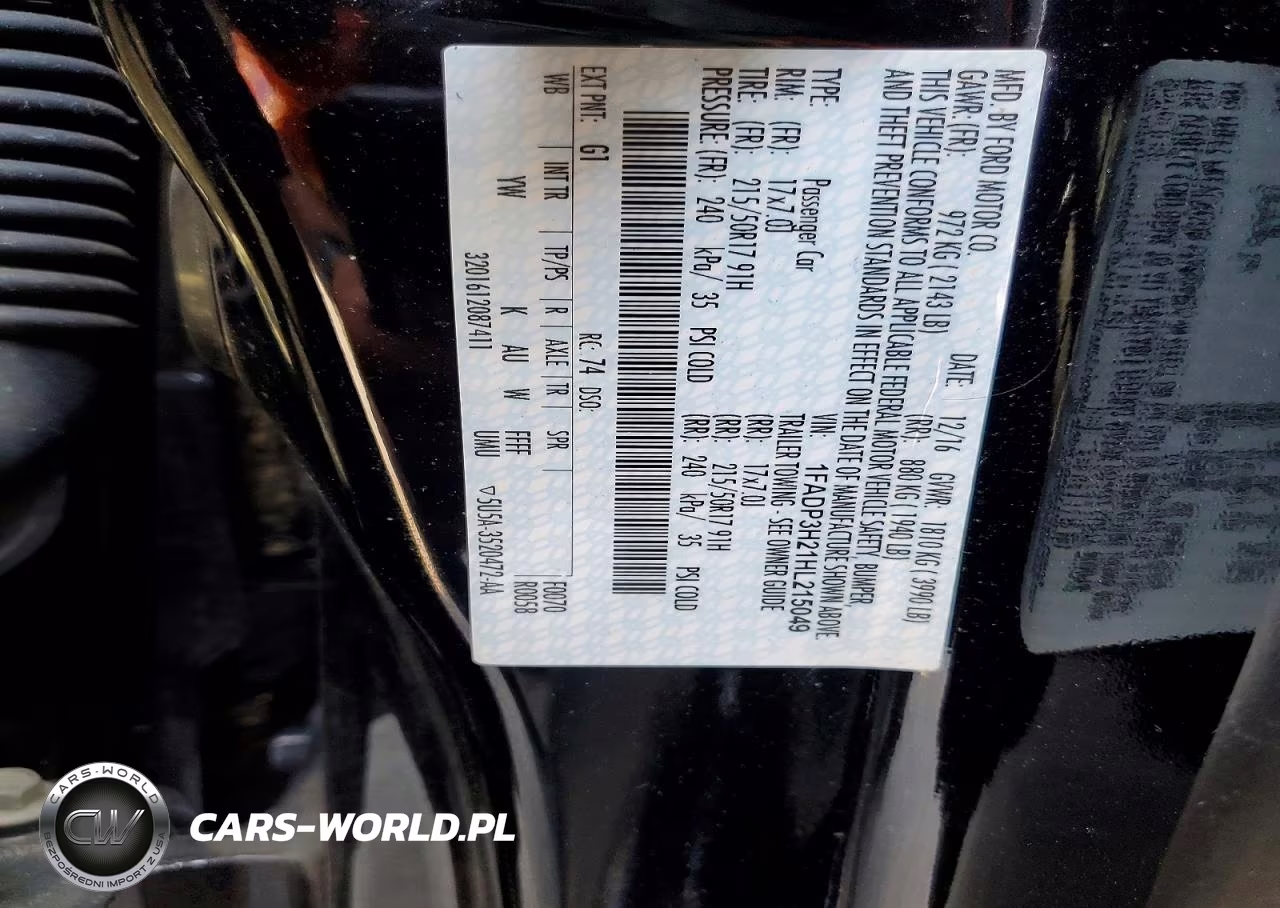 2017 Ford Focus Sel VIN:1FADP3H21HL215049 - 13
